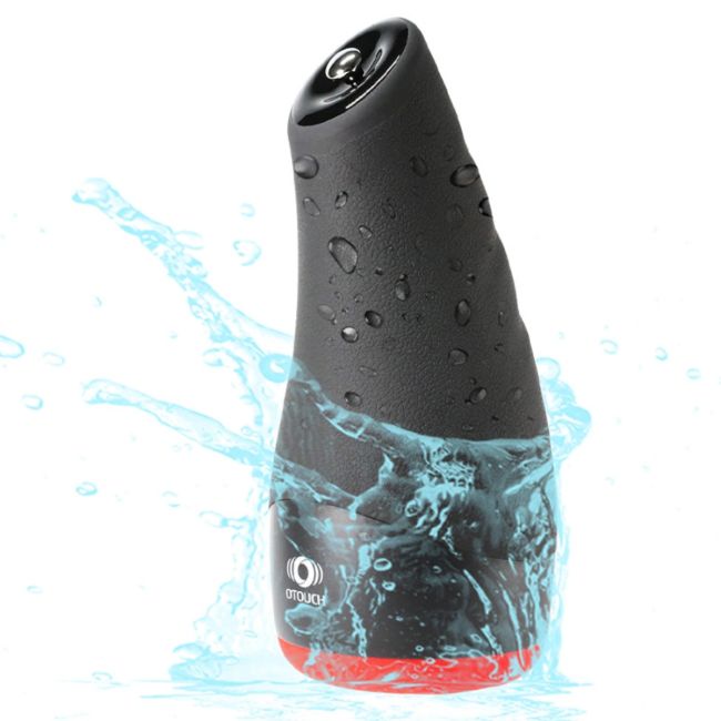 Suction Masturbator Heated , Vibrating & Waterproof