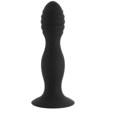 Silicone Ribbed Anal Stud Probe