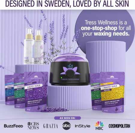 Down There, Done Right Wax Kit Tress - Digital Warmer with Silicone Pot