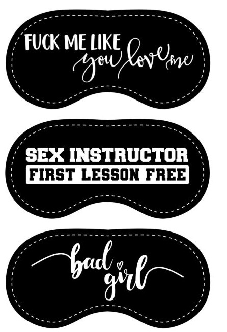 WTF Am I Wearing? Late-Night Regrets Blindfolds